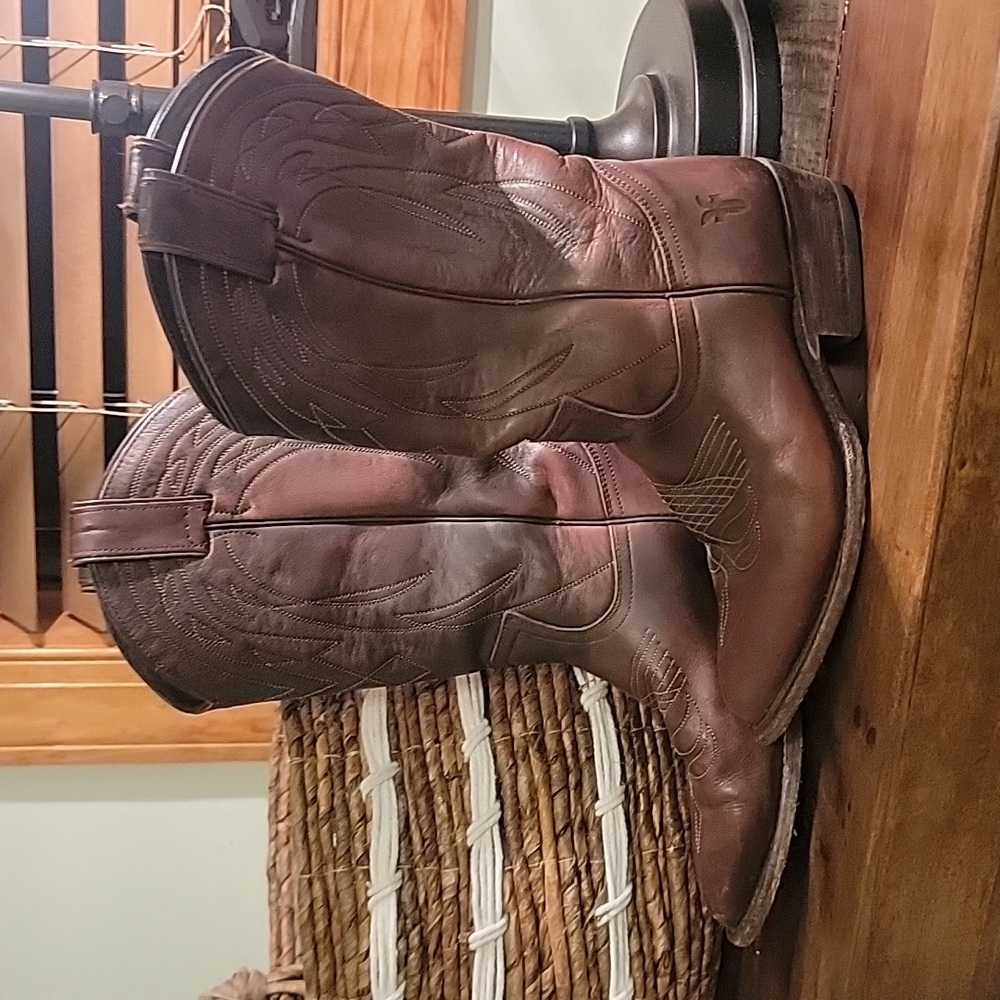 FRYE cowboy boots, Billy pull on - Picture 3 of 3